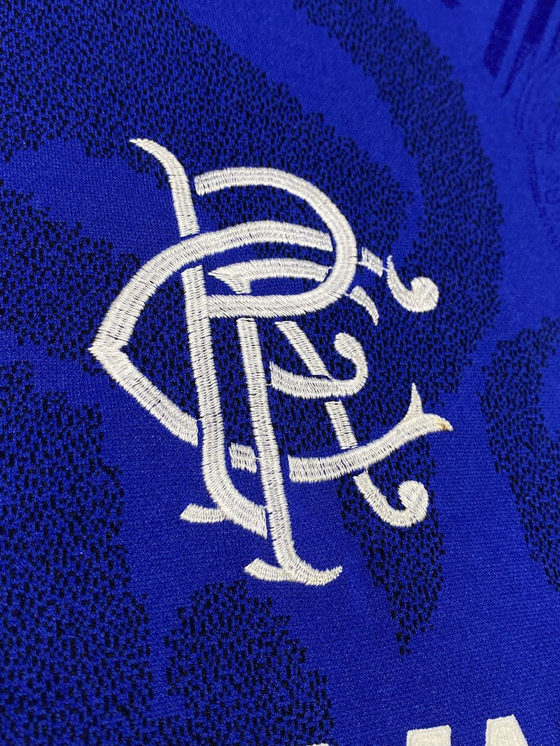 【1995/96】レンジャーズ（H）/ CONDITION：A / SIZE：L / #8 / GASCOIGNE / スコティッシュ・フットボールリーグ優勝パッチ