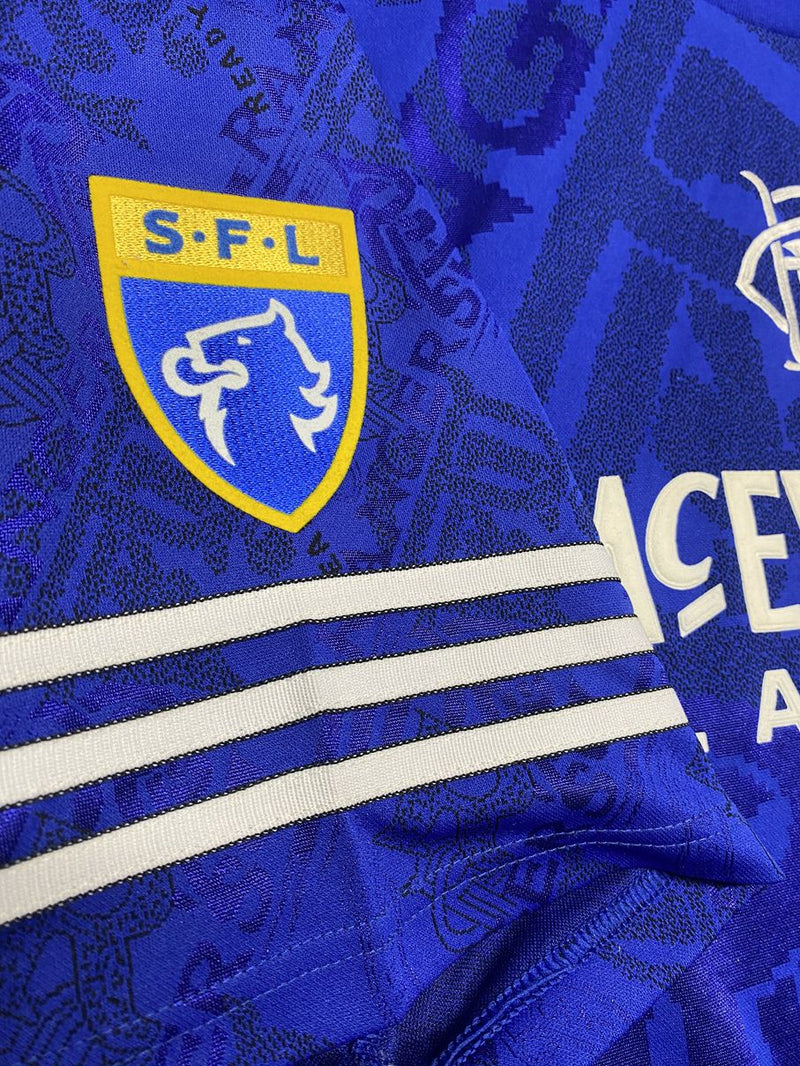 【1995/96】レンジャーズ（H）/ CONDITION：A / SIZE：L / #8 / GASCOIGNE / スコティッシュ・フットボールリーグ優勝パッチ