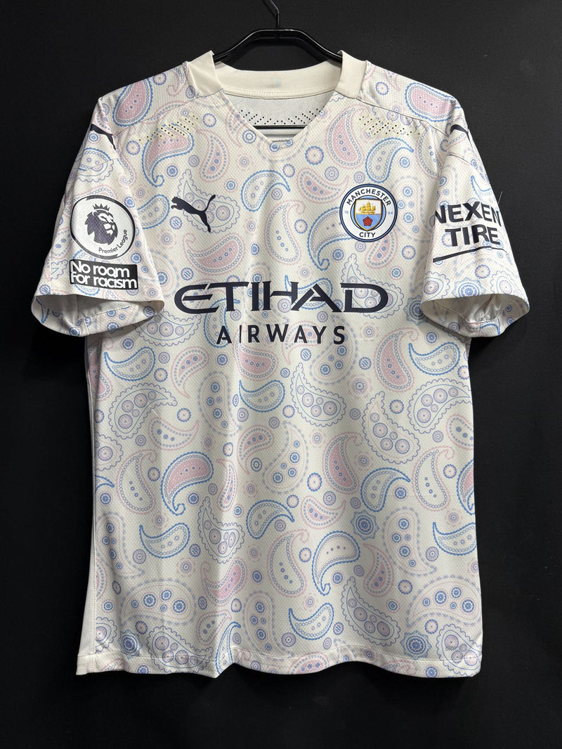 【2020/21】マンチェスター・シティ（3rd）/ CONDITION：New / SIZE：L / #17 / DE BRUYNE / プレミア、No room for racismパッチ / オーセンティック