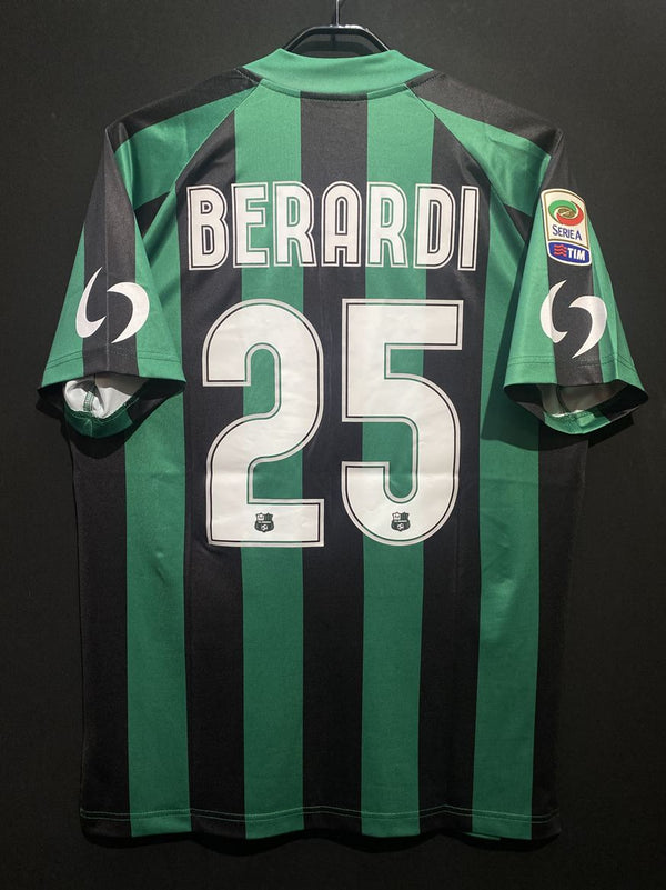【2013/14】サッスオーロ（H）/ CONDITION：NEW / SIZE：L / #25 / BERARDI / セリエAパッチ