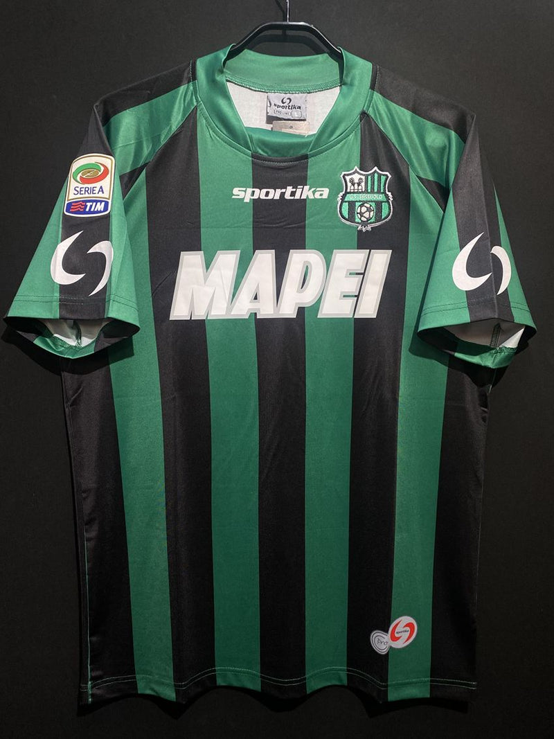 【2013/14】サッスオーロ（H）/ CONDITION：NEW / SIZE：L / #25 / BERARDI / セリエAパッチ