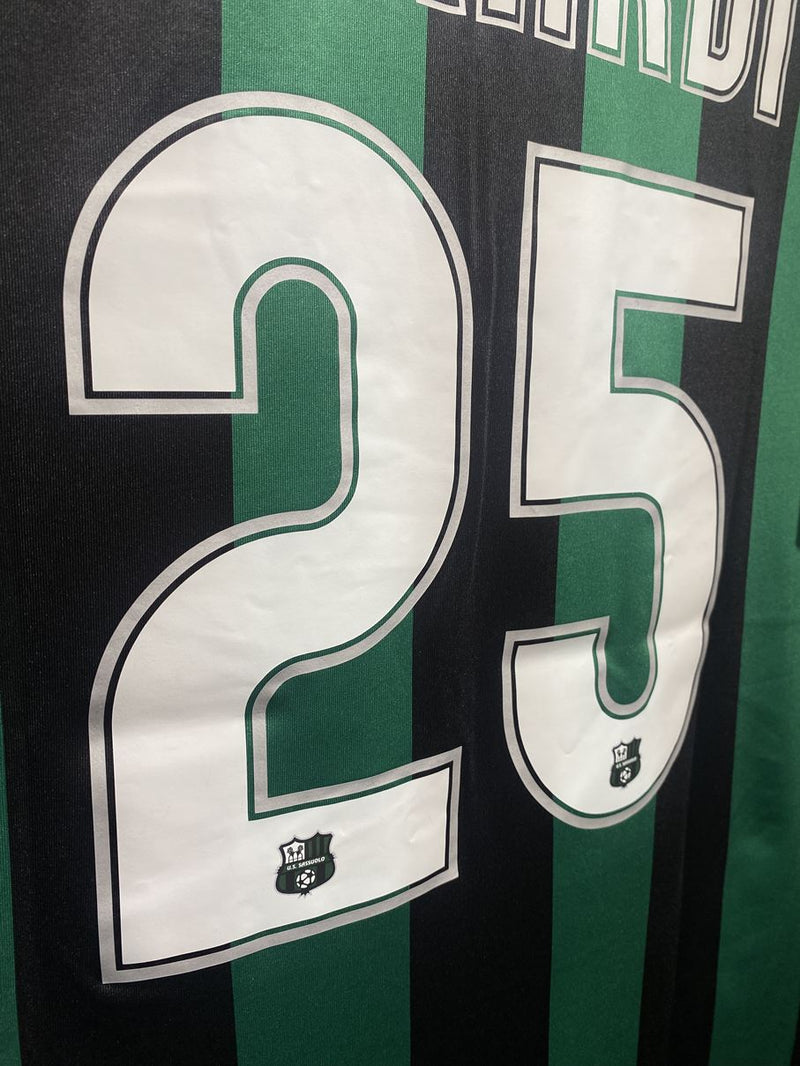 【2013/14】サッスオーロ（H）/ CONDITION：NEW / SIZE：L / #25 / BERARDI / セリエAパッチ