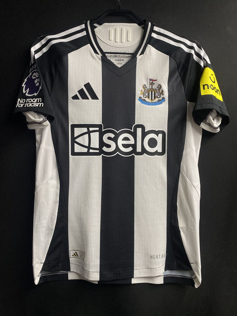 【2024/25】ニューカッスル（H）/ CONDITION：A / SIZE：S / #10 / GORDON / プレミア、No room for racismパッチ / オーセンティック