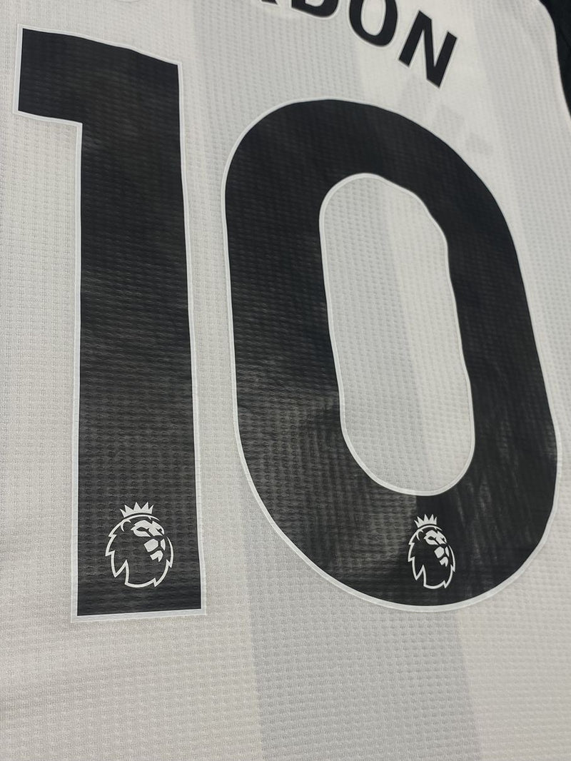 【2024/25】ニューカッスル（H）/ CONDITION：A / SIZE：S / #10 / GORDON / プレミア、No room for racismパッチ / オーセンティック
