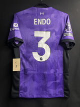 【2023/24】リバプール（3rd）/ CONDITION：New / SIZE：S / #3 / ENDO / プレミア、No room for racismパッチ / オーセンティック