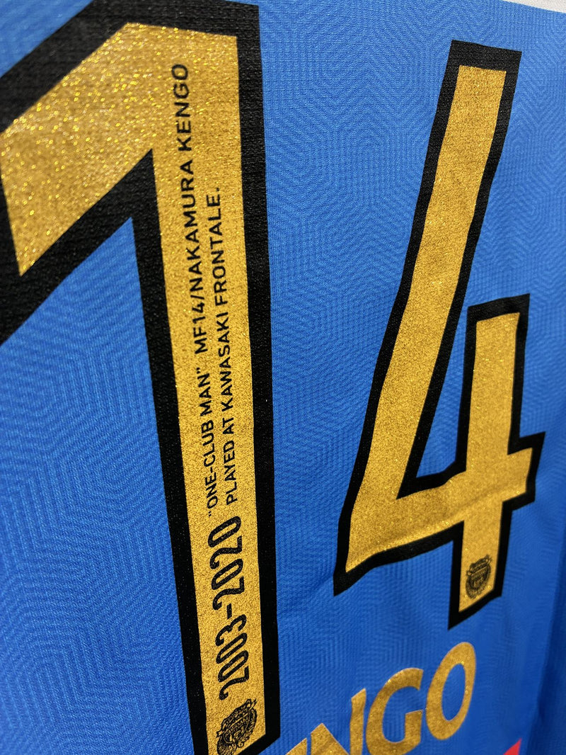【2020】川崎フロンターレ（H）/ CONDITION：NEW / SIZE：XL（ASIA）/ #14 / KENGO / 引退記念One Four KENGOマーキング