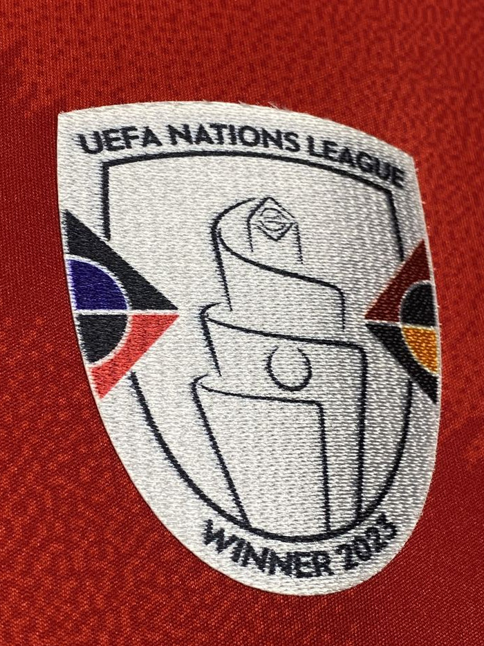 【2024】スペイン代表（H）/ CONDITION：A / SIZE：XL（日本規格）/ #19 / LAMIN YAMAL / EURO2024、UEFA FOUNDATION、ネーションズリーグ優勝パッチ