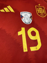 【2024】スペイン代表（H）/ CONDITION：A / SIZE：XL（日本規格）/ #19 / LAMIN YAMAL / EURO2024、UEFA FOUNDATION、ネーションズリーグ優勝パッチ