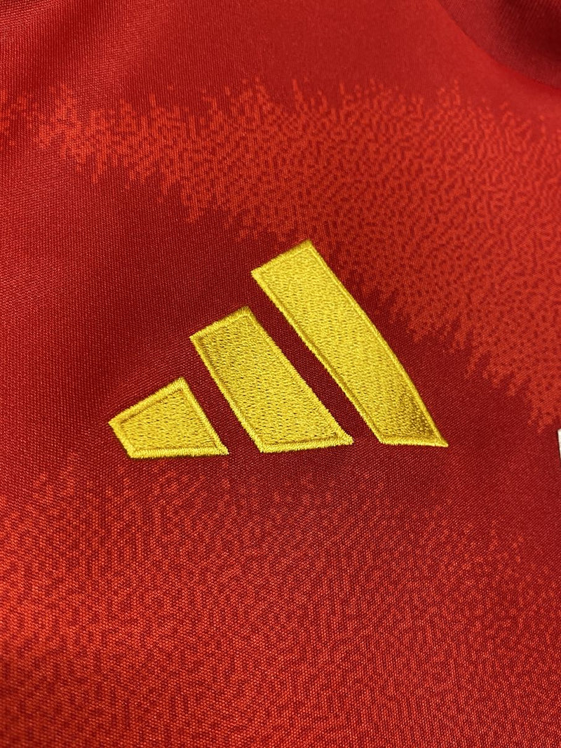 【2024】スペイン代表（H）/ CONDITION：A / SIZE：XL（日本規格）/ #19 / LAMIN YAMAL / EURO2024、UEFA FOUNDATION、ネーションズリーグ優勝パッチ