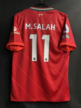【2021/22】リバプール（H）/ CONDITION：A- / SIZE：L / #11 / M.SALAH / プレミア、NO ROOM FOR RACISMパッチ