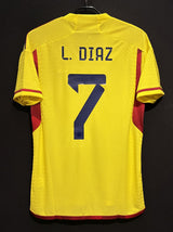 【2022/23】コロンビア代表（H）/ CONDITION：NEW / SIZE：L（日本規格）/ #7 / L. DIAZ / オーセンティック
