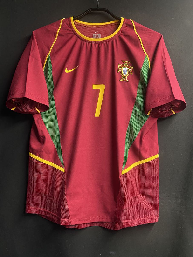 【かまくら】2002 ポルトガル代表 ルイス・フィーゴ ホーム XL 2002/03】ポルトガル代表（H）/ CONDITION：A / SIZE：S / #7 / FIGO