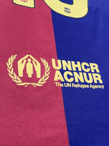 【2024/25】バルセロナ（H）/ CONDITION：B+ / SIZE：L / #19 / LAMINE YAMAL / ラ・リーガパッチ、ロゴのみスポンサー