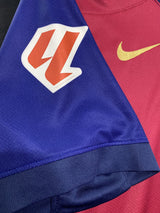 【2024/25】バルセロナ（H）/ CONDITION：B+ / SIZE：L / #19 / LAMINE YAMAL / ラ・リーガパッチ、ロゴのみスポンサー