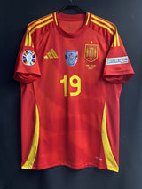 【2024】スペイン代表（H）/ CONDITION：NEW / SIZE：2XL（日本規格）/ #19 / LAMINE YAMAL / EURO2024決勝仕様