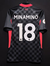 【2020/21】リバプール（3RD）/ CONDITION：A / SIZE：S / #18 / MINAMINO / プレミアリーグチャンピオンパッチ（小サイズ）
