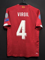 【2019/20】リバプール（H）/ CONDITION：B+ / SIZE：S / #4 / VIRGIL / UCL仕様