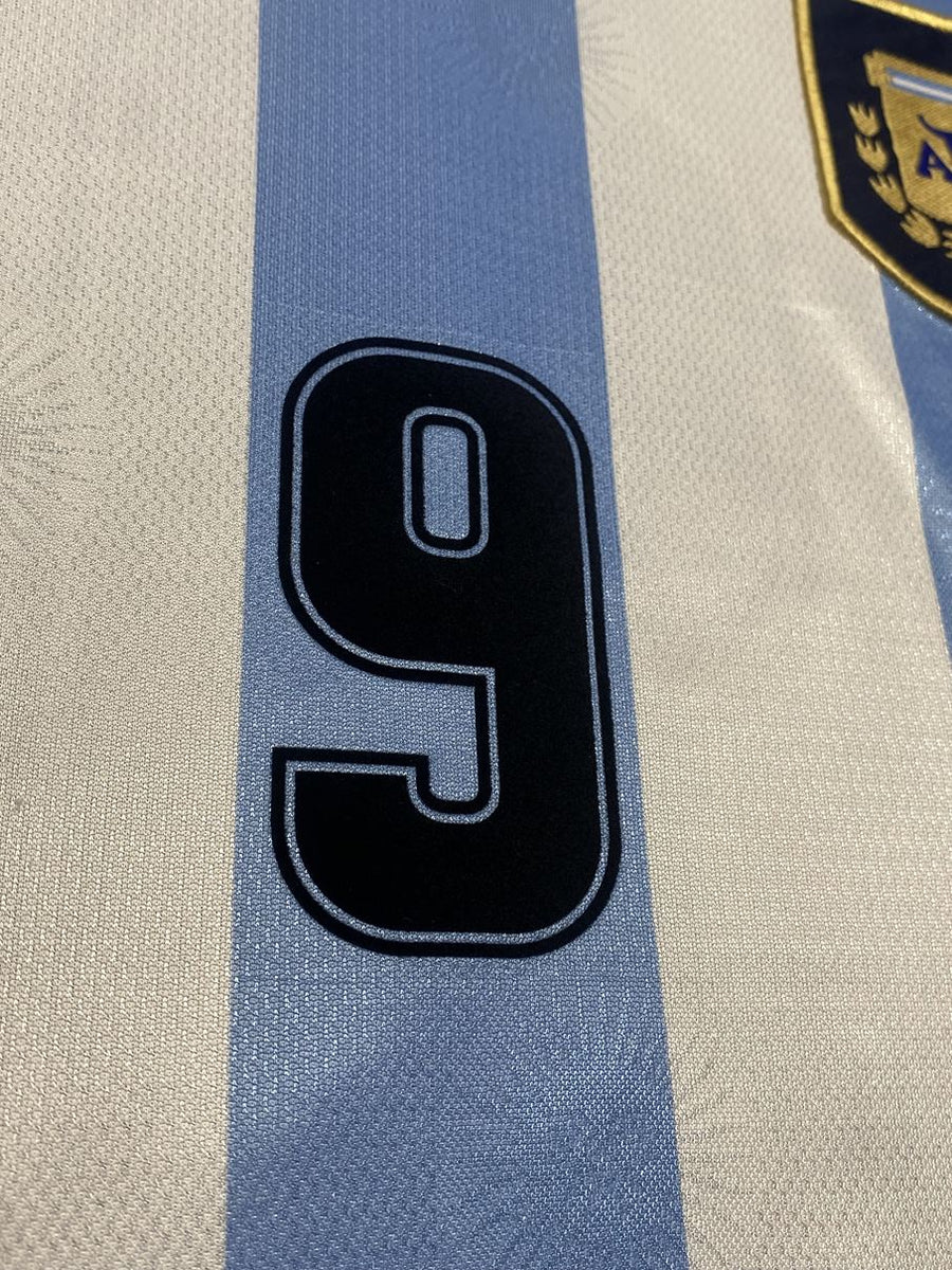 1999/2000】アルゼンチン代表（H）/ CONDITION：A- / SIZE：L / #9