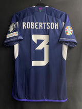 【2022】スコットランド代表（H）/ CONDITION：New / SIZE：L（日本規格）/ #3 / ROBERTSON / EURO2024予選、UEFA Foundation、プレイ・ウィズ・ハートパッチ