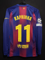 【2025/26】バルセロナ（H）/ CONDITION：A / SIZE：S / #11 / RAPHINHA / UCL仕様