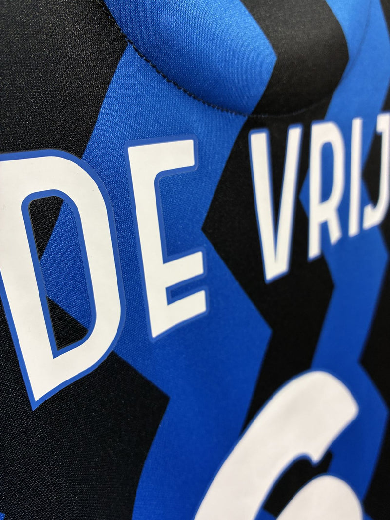 インテル DE VRIJ デフライ ユニフォーム 2020/21】インテル（H）/ CONDITION：NEW / SIZE：L / #6 / DE VRIJ