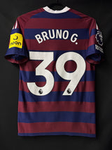 【2024/25】ニューカッスル（A）/ CONDITION：A / SIZE：S / #39 / BRUNO G. / プレミア、No room for racismパッチ / オーセンティック