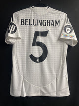 【2024/25】レアル・マドリード（H）/ CONDITION：New / SIZE：M / #5 / BELLINGHAM / UCL仕様 / オーセンティック