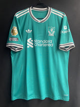 【2025/26】リバプール（3rd）/ CONDITION：A / SIZE：2XL（日本規格）/ #11 / M.SALAH / プレミア優勝、No room for racismパッチ