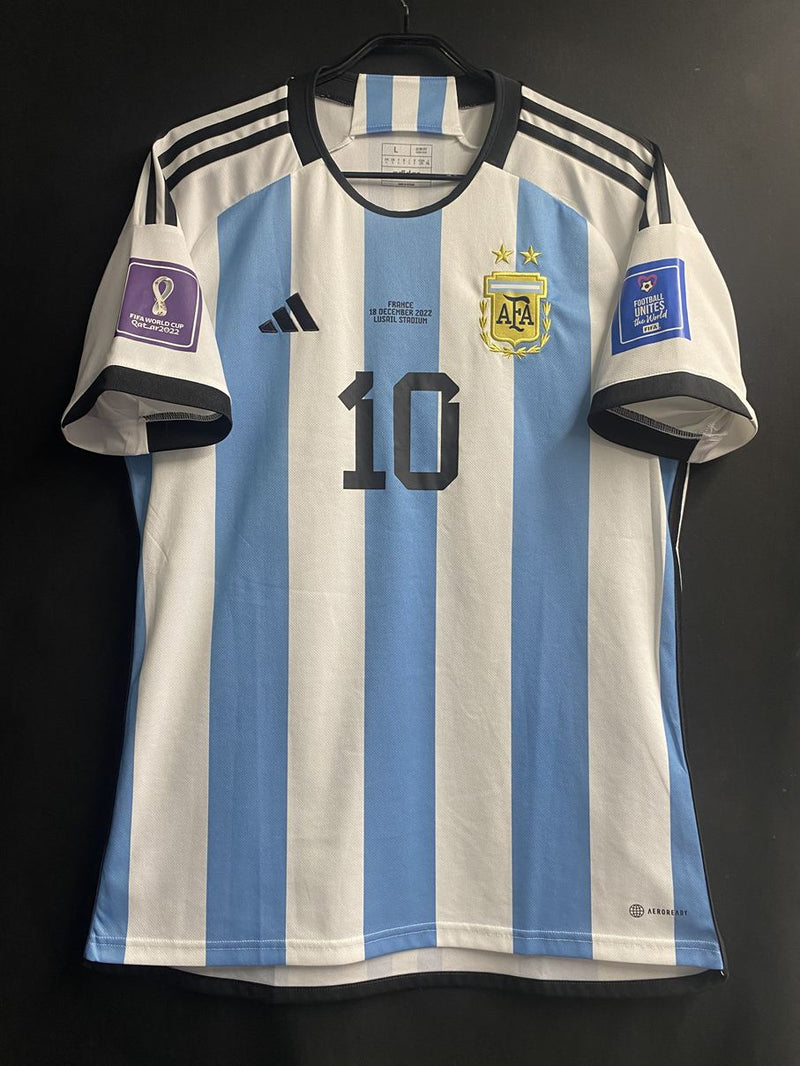 アルゼンチン代表 MESSI 10 2022年カタール杯優勝モデルユニフォーム