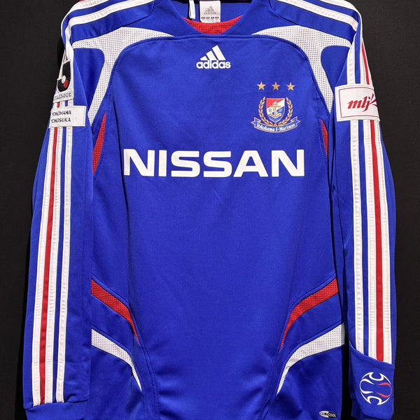 00s adidas 横浜F・マリノス 長袖ピステトップ 日本製 古着 企業ロゴ 00s adidas 横浜F・マリノス 長袖ピステトップ 日本製 古着 企業ロゴ