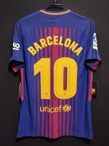 【2017/18】バルセロナ（H）/ CONDITION：NEW / SIZE：M / #10 / BARCELONA（リオネル・メッシ）/ ラ・リーガ第1節ベティス戦仕様 / オーセンティック
