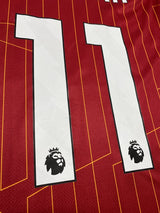 【2024/25】リバプール（H）/ CONDITION：A / SIZE：L / #11 / M.SALAH / プレミア、No room for racismパッチ