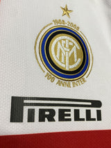 【2007/08】インテル（100th/Away）/ CONDITION：A / SIZE：XL / #18 / CRESPO / レガ・カルチョパッチ / 100周年記念