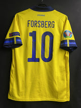 【2021】スウェーデン代表（H）/ CONDITION：A / SIZE：XO（日本規格）/ #10 / FORSBERG / EURO2020ポーランド戦仕様