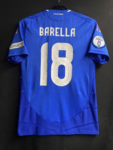 【2024】イタリア代表（H）/ CONDITION：A / SIZE：S / #18 / BARELLA / EURO2024パッチ / オーセンティック