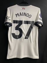 【2024/25】マンチェスター・ユナイテッド（3rd）/ CONDITION：A / SIZE：S / #37 / MAINOO / プレミア、No room for racismパッチ / オーセンティック