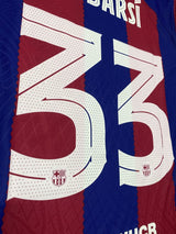 【2023/24】バルセロナ（H）/ CONDITION：New / SIZE：M / #33 / CUBARSI / UCL仕様 / オーセンティック