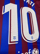 【2021/22】バルセロナ（H）/ CONDITION：A / SIZE：XL / #10 / ANSU FATI / ラ・リーガパッチ