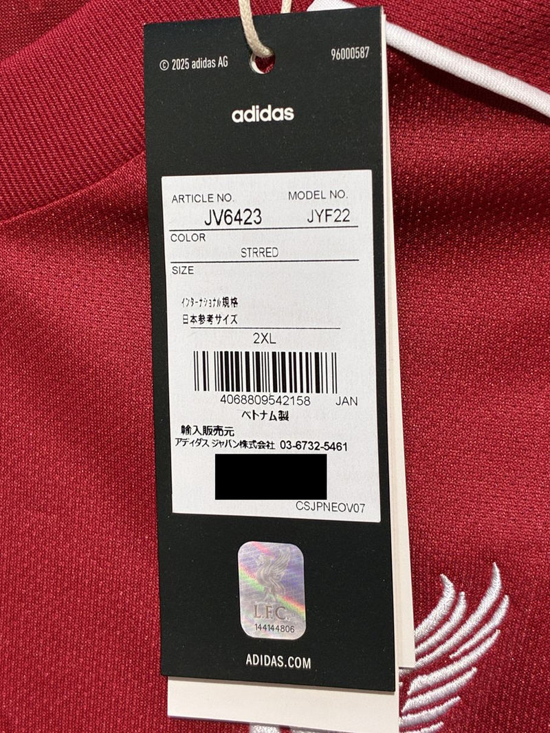 2025/26】リバプール（H）/ CONDITION：NEW / SIZE：2XL（日本規格