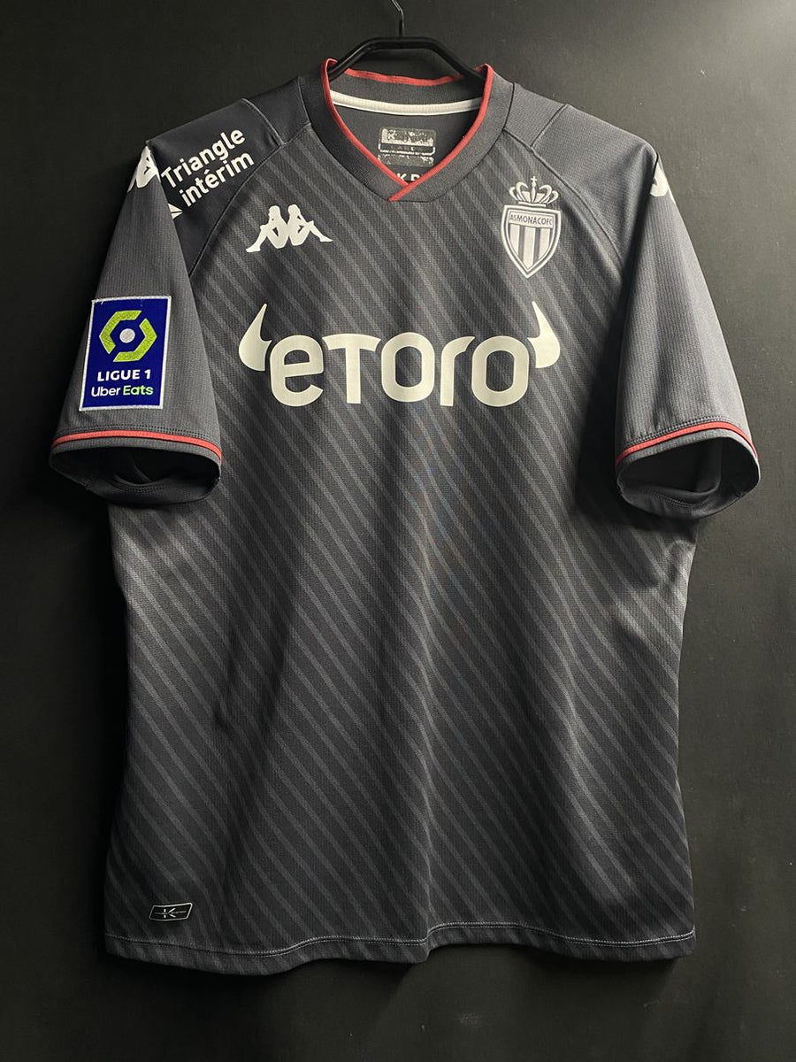 ASモナコ 21/22 チュアメニ　ユニフォーム　エムバペ　カマヴィンガ　レアル 2021/22】ASモナコ（A）/ CONDITION：A- / SIZE：L / #8 / TCHOUAMENI