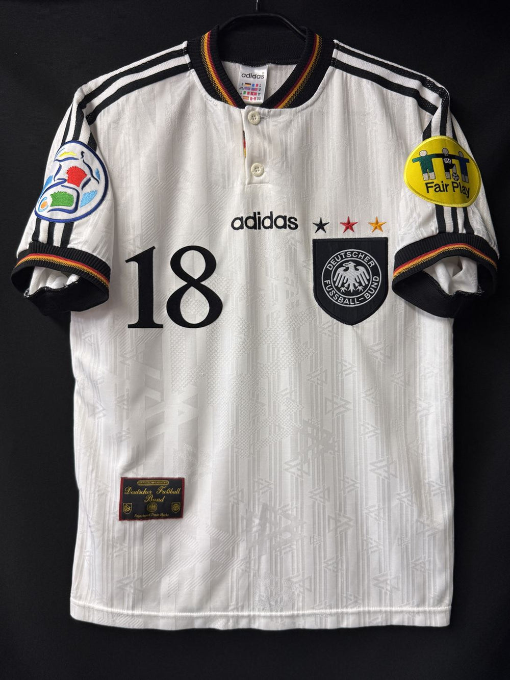 希少【コリンシアン　ワールドグレイツ】クリンスマン　ドイツ　ホーム 1996】ドイツ代表（H）/ CONDITION：A- / SIZE：M / #18 / KLINSMANN