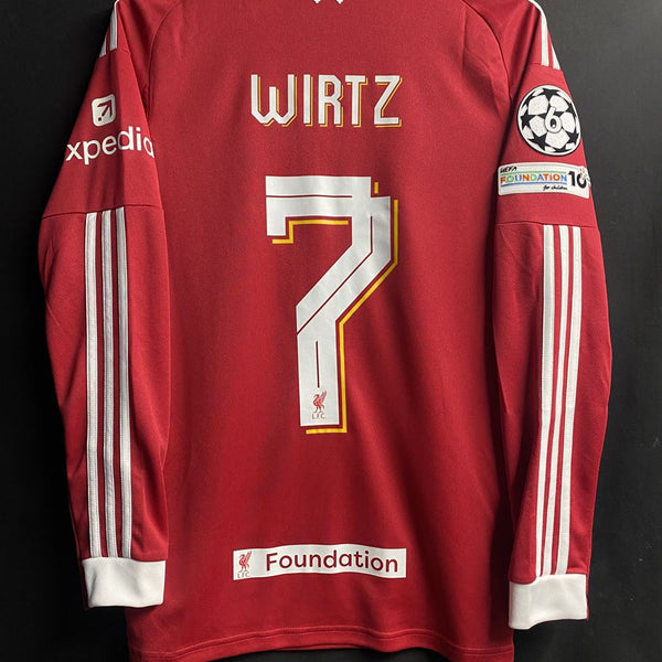 新品 正規品 WIRTZ リバプール チャンピオンズリーグ オーセンティック 2025/26】リバプール（H）/ CONDITION：A / SIZE：S / #7 / WIRTZ