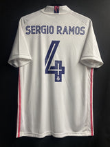 【2020/21】レアル・マドリード（H）/ CONDITION：New / SIZE：O（日本規格）/ #4 / SERGIO RAMOS / CUP戦マーキング