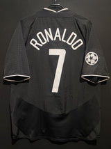 【2003/04】マンチェスター・ユナイテッド（A）/ CONDITION：B / SIZE：XL相当 / #7 / RONALDO / UCLパッチ