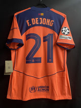 【2025/26】バルセロナ（3rd）/ CONDITION：New / SIZE：L / #21 / F.DE JONG / UCL仕様 / オーセンティック