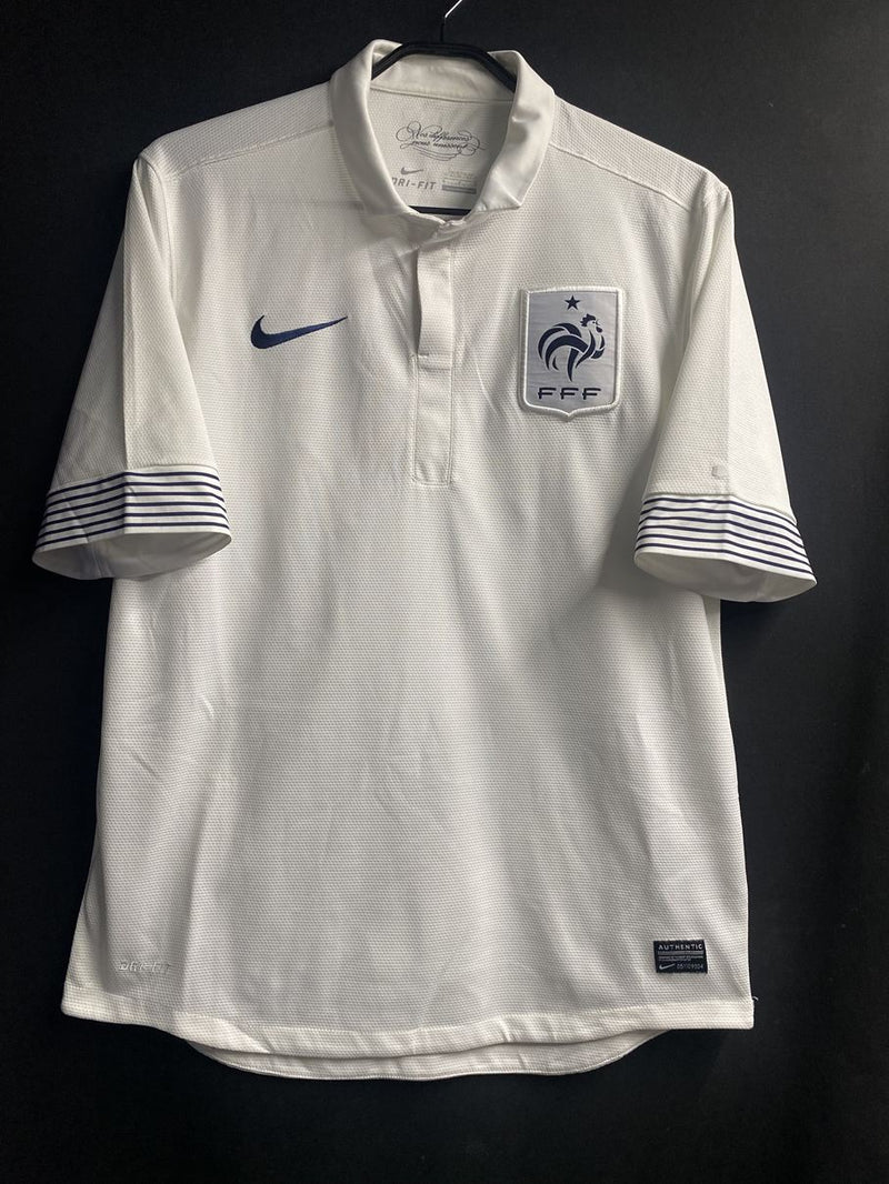 Nike フランス代表 ホワイトシャツ　2012 アウェイ　サッカー 2012】フランス代表（A）/ CONDITION：A- / SIZE：M – Vintage Sports
