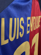 【1999/2000】バルセロナ（H）/ CONDITION：B+ / SIZE：S / #21 / LUIS ENRIQUE
