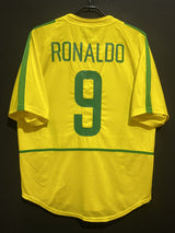 【2002/03】ブラジル代表（H）/ CONDITION：A / SIZE：L / #9 / RONALDO / 五つ星エンブレム