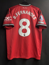 【2025/26】マンチェスター・ユナイテッド（H）/ CONDITION：A / SIZE：2XL（日本規格）/ #8 / B.FERNANDES / プレミア、No room for racismパッチ