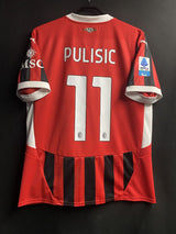 【2024/25】ACミラン（H) / CONDITION：A / SIZE：L  / #11 / PULISIC / セリエAパッチ
